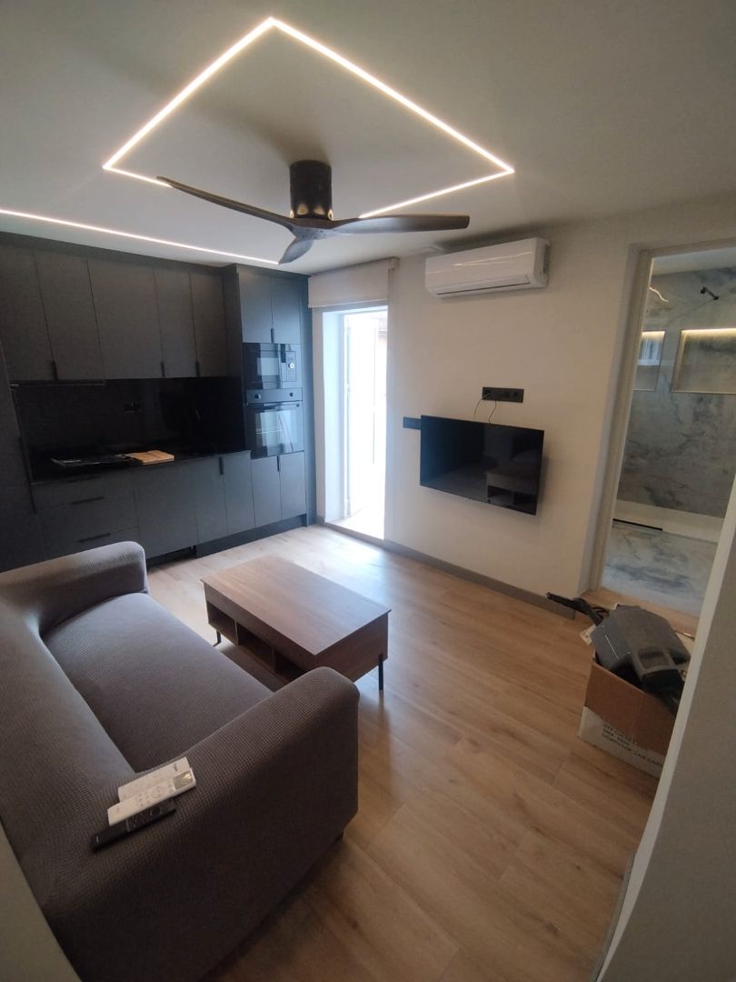 Living room of Flat to rent in Alcantarilla  with Air Conditioner, Terrace and Furnished