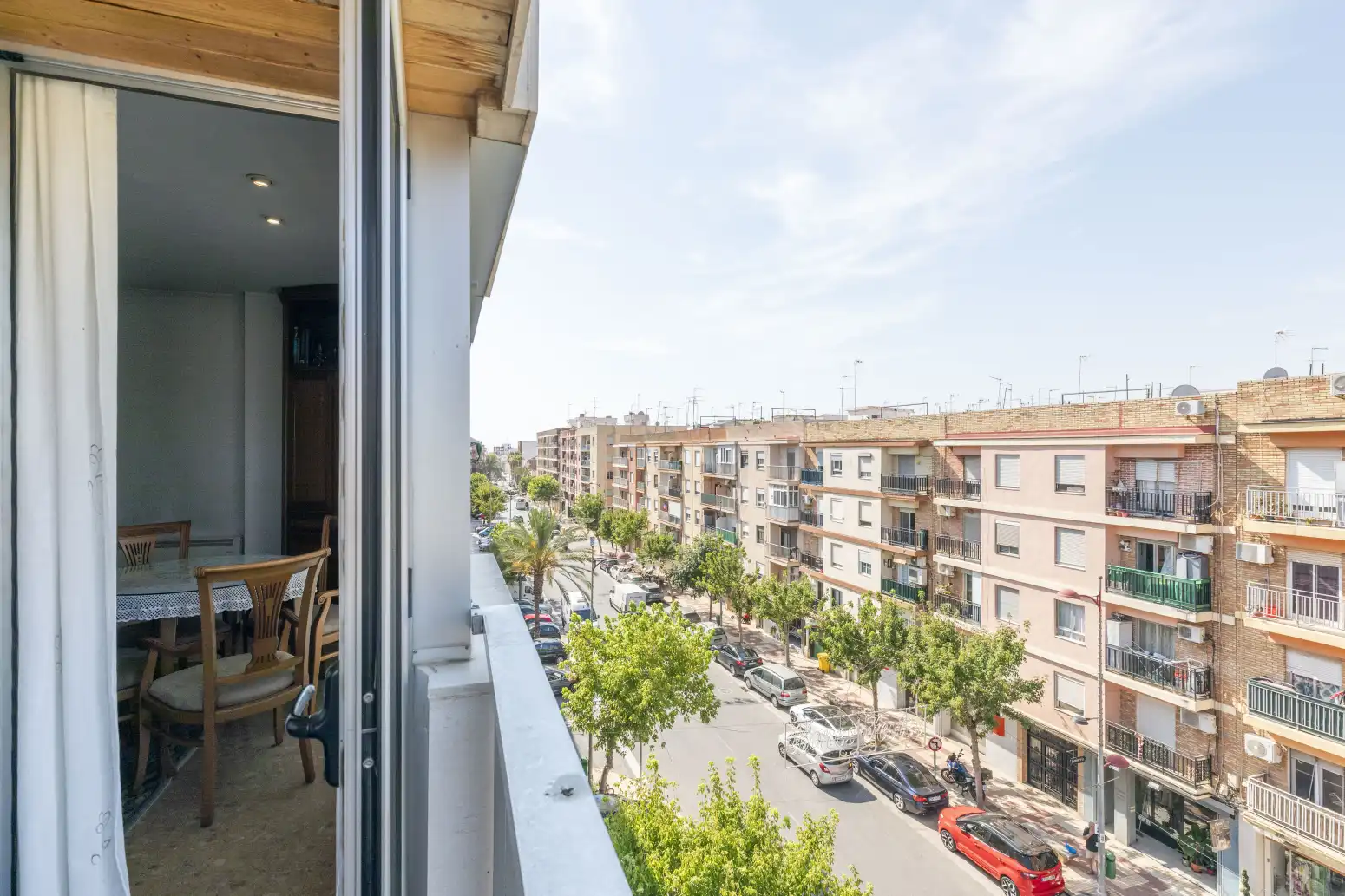 Außenansicht von Wohnung zum Verkauf in Meliana mit Heizung und Balkon