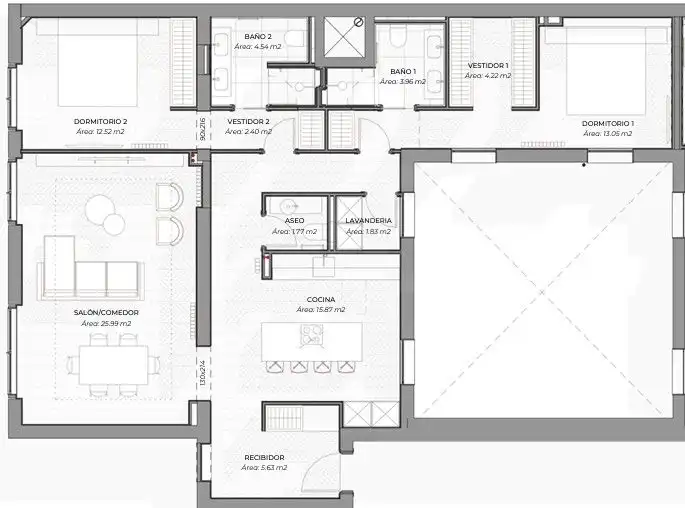 Appartement avec ascenseur à vendre à Barrio de Salamanca, imagen 34