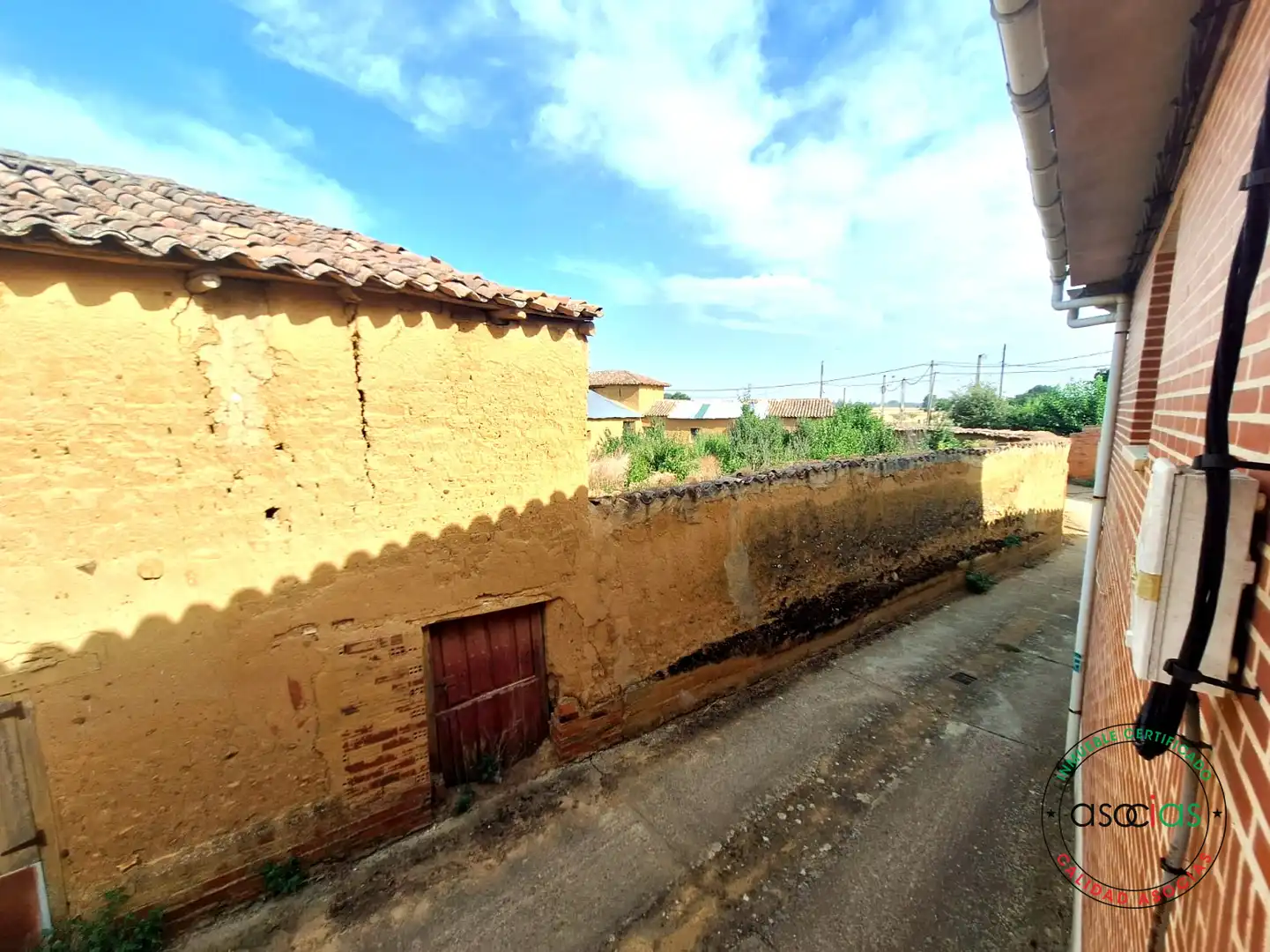 Vista exterior de Casa adosada en venta en Sahagún con Jardín privado