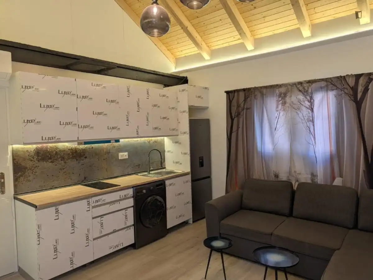 Kitchen of Houses for rent in Madrid  with Air Conditioner, Furnished and Washing machine
