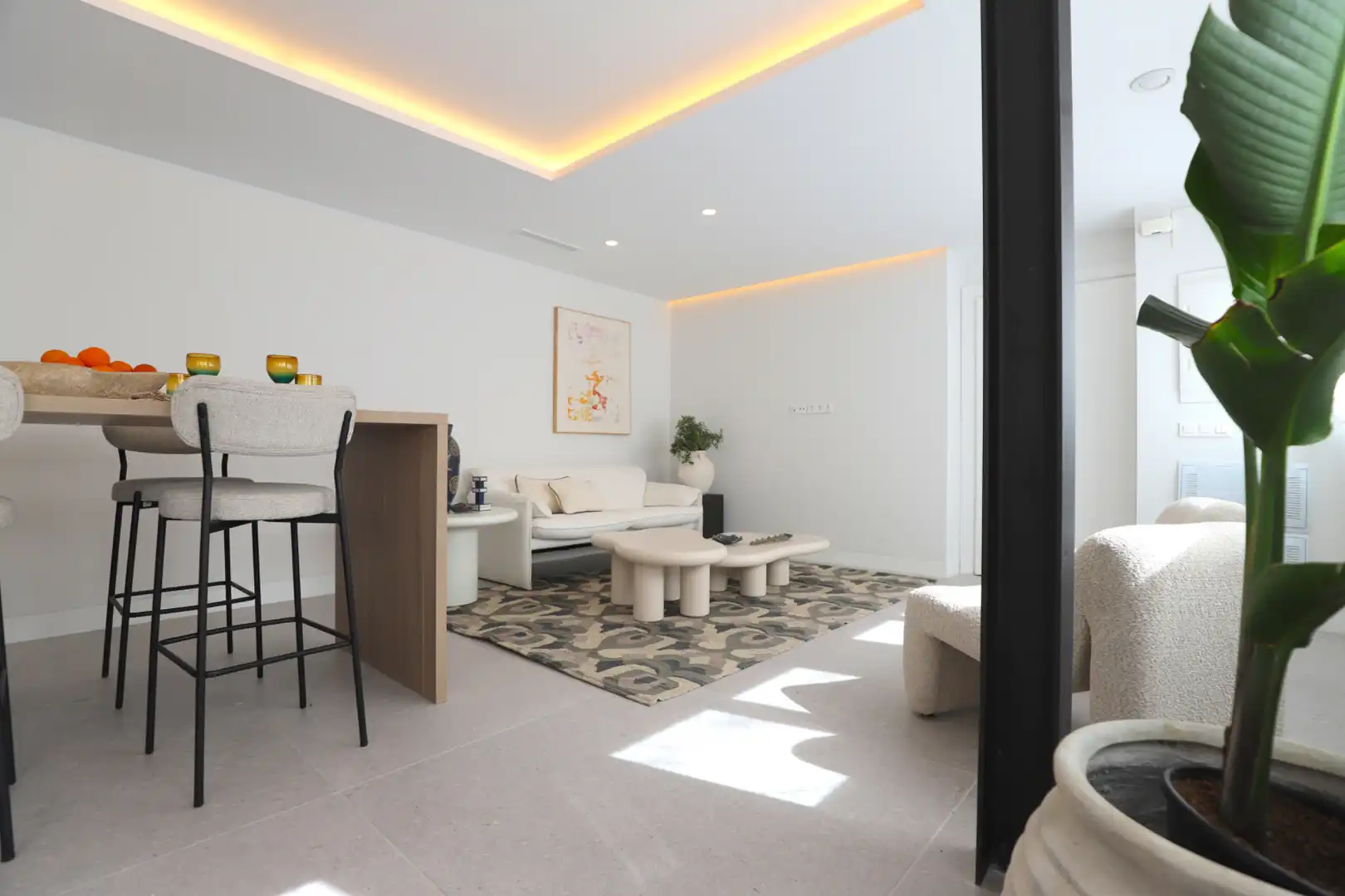 Living room of Houses for sale in Madrid  with Air Conditioner, Heating and Parquet flooring
