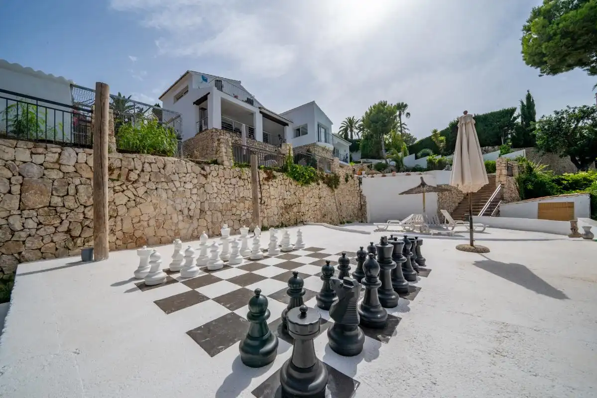 Vista exterior de Casa o xalet en venda en Jávea / Xàbia amb Aire condicionat, Calefacció i Jardí privat