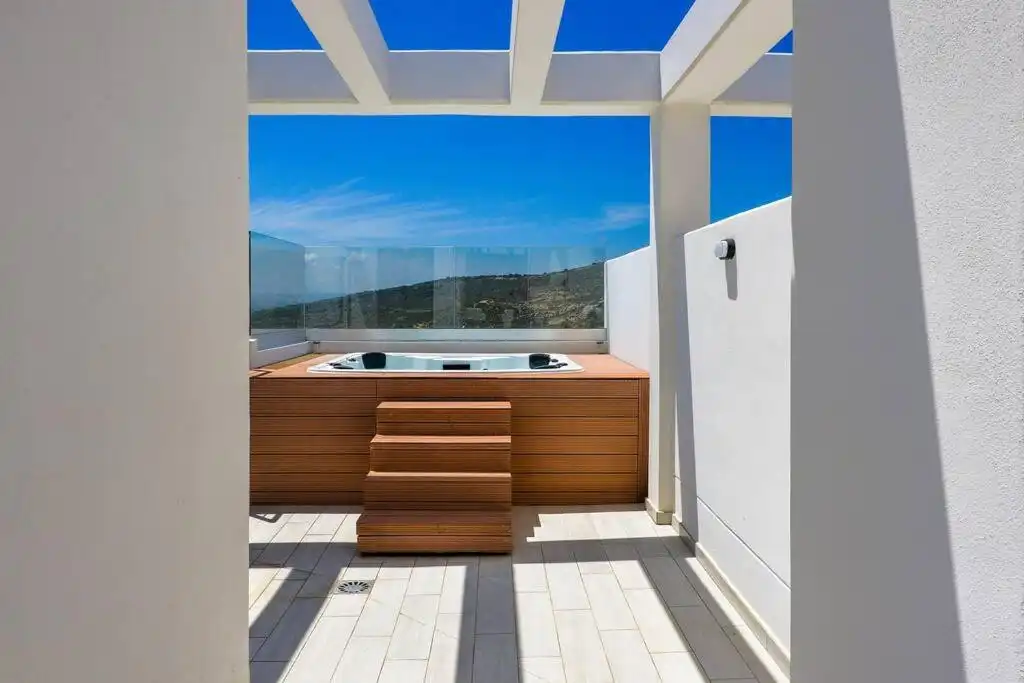 Terrace of Detached homes for sale in Manilva  with Air Conditioner, Private garden and Terrace