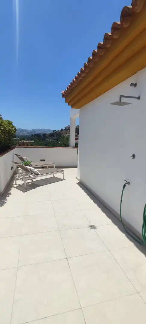 Terrassa de Àtic de lloguer amb opció a compra en Mijas amb Aire condicionat, Terrassa i Moblat