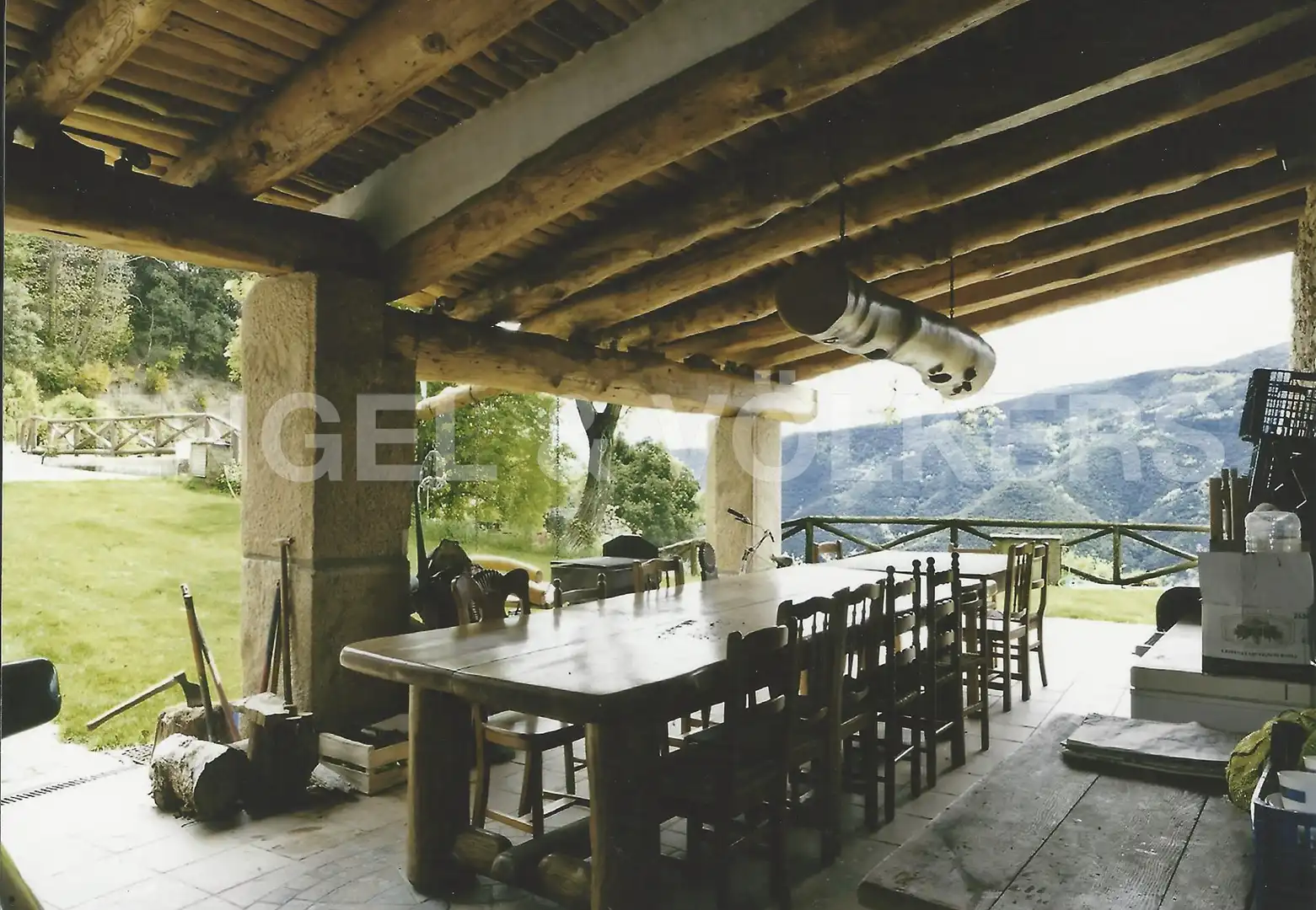 Terraza de Finca rústica en venta en Fogars de Montclús con Calefacción, Jardín privado y Trastero