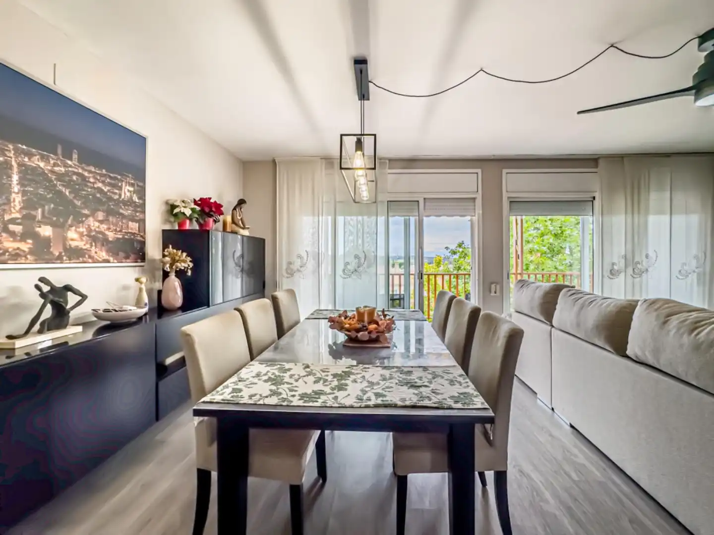 Dining room of Attic for sale in Sant Pere de Ribes  with Heating, Private garden and Parquet flooring