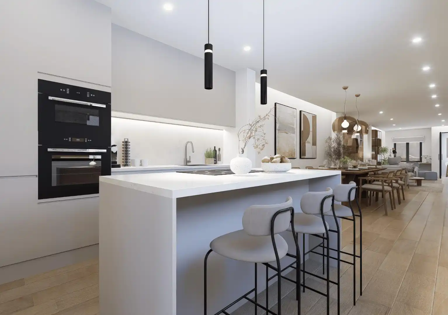 Kitchen of Attic for sale in  Palma de Mallorca  with Air Conditioner, Private garden and Terrace