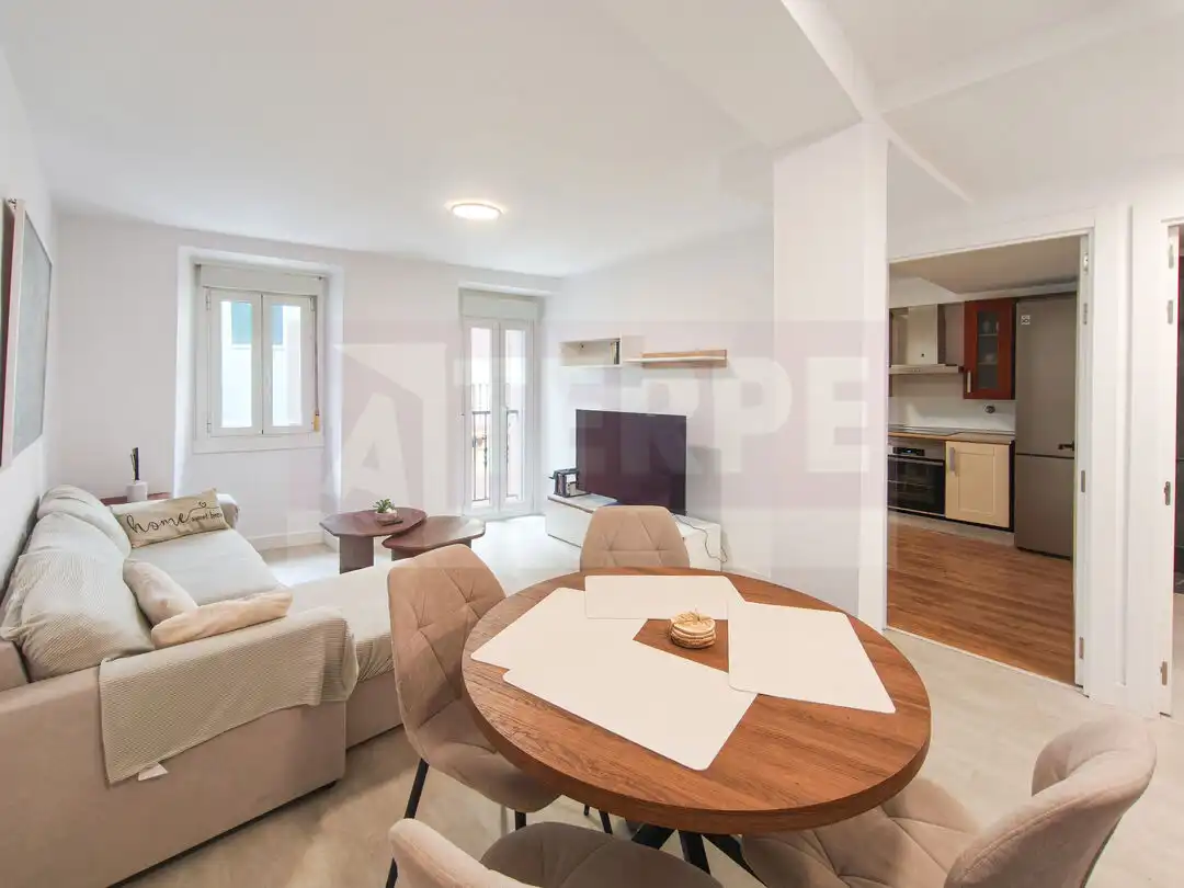 Sala de estar de Piso en venta en Errenteria con Amueblado y Balcón