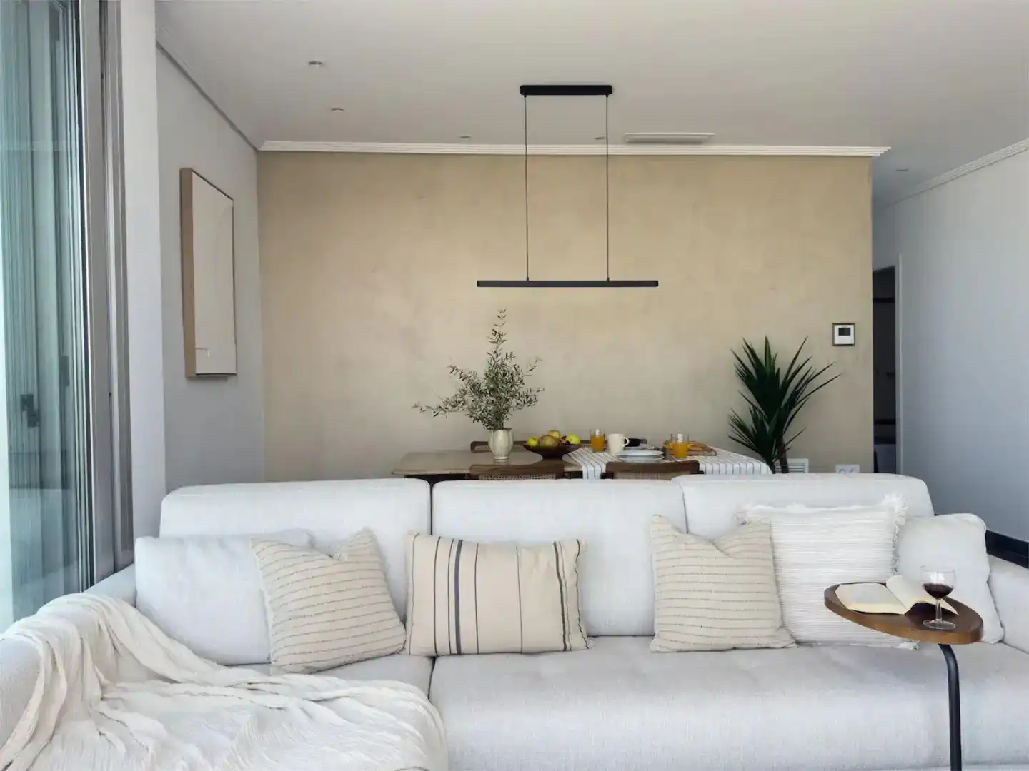 Sala de estar de Ático en venta en Piles con Aire acondicionado, Jardín privado y Piscina