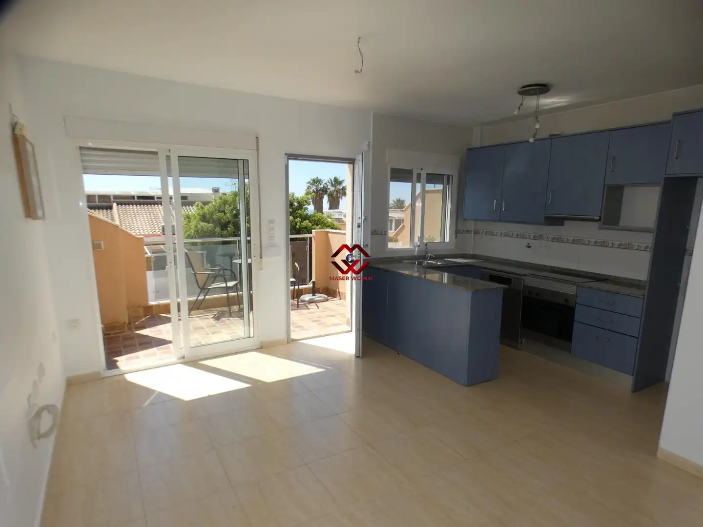 Cocina de Ático en venta en Mazarrón con Aire acondicionado, Trastero y Balcón