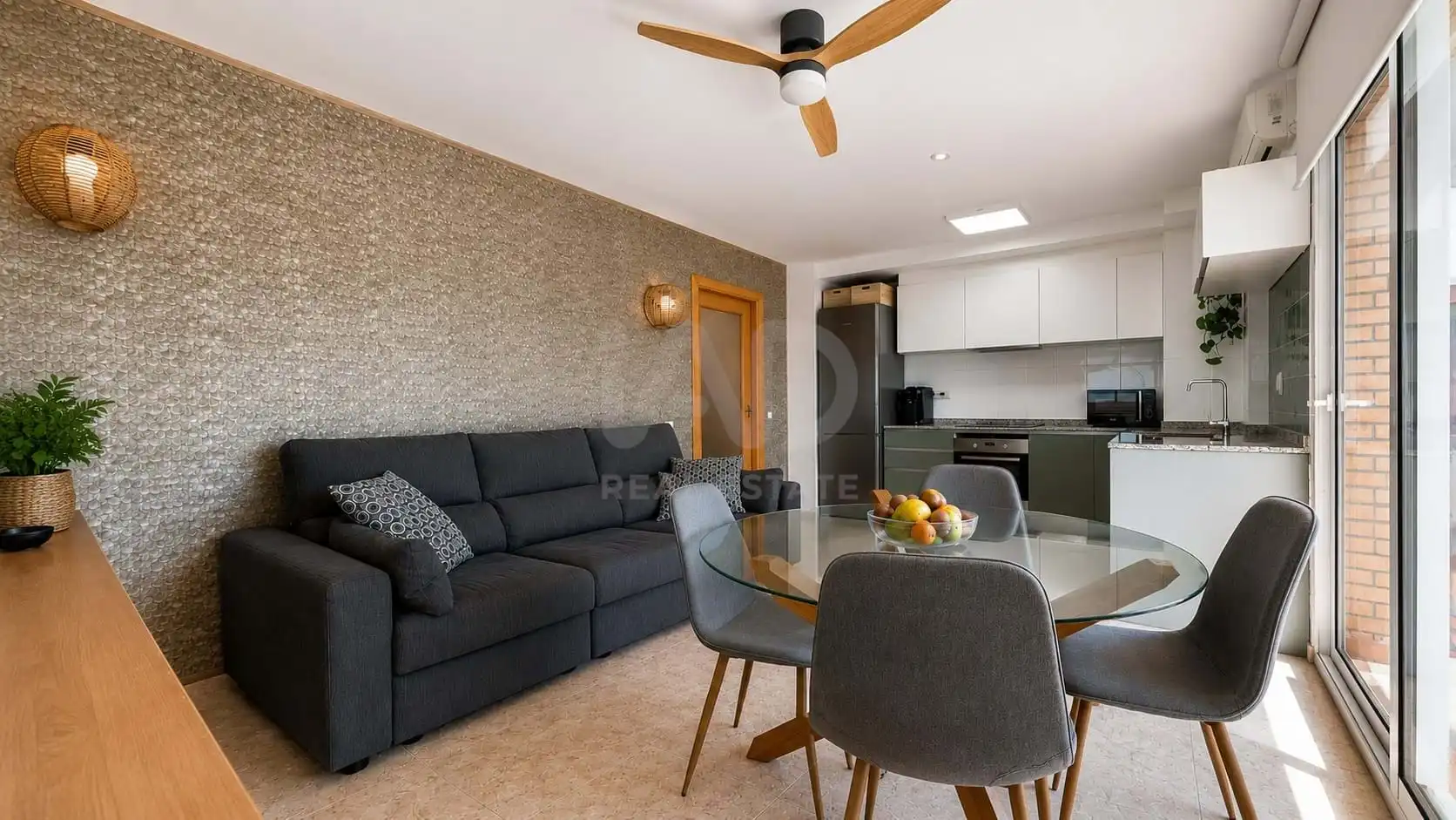 Living room of Flat for sale in Salou  with Air Conditioner, Heating and Terrace