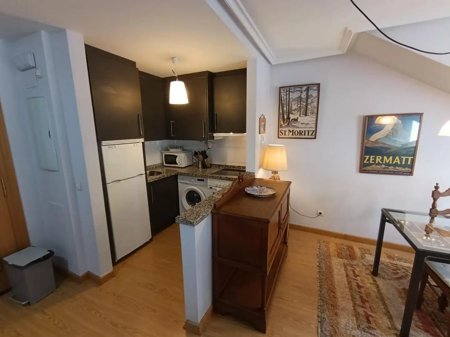 Kitchen of Apartments for sale in Aller  with Furnished