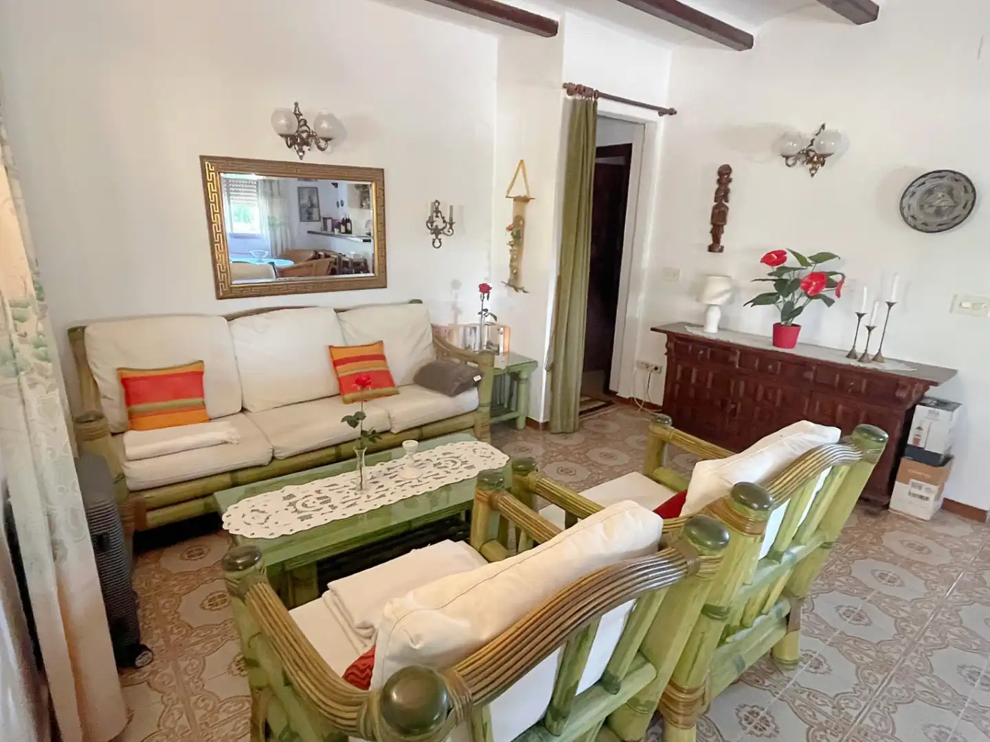 Living room of Houses for sale in Els Poblets  with Heating, Terrace and Storage room
