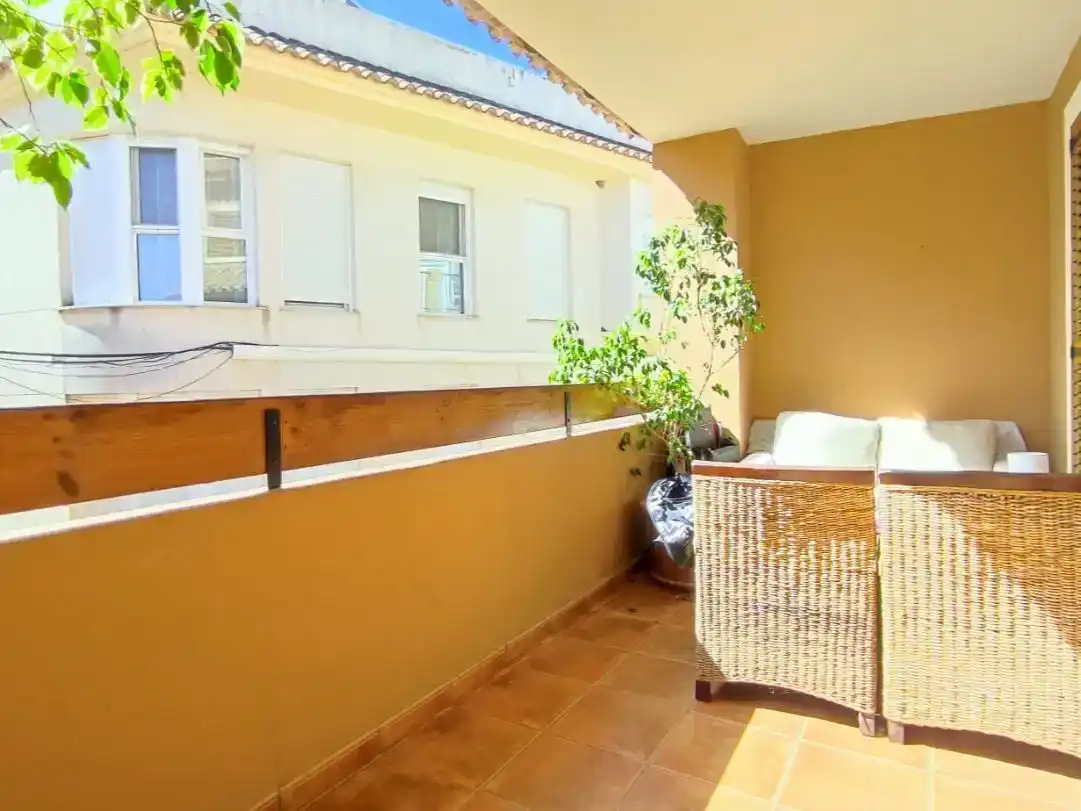 Terrasse von Wohnung zum Verkauf in Tavernes de la Valldigna mit Klimaanlage und Balkon