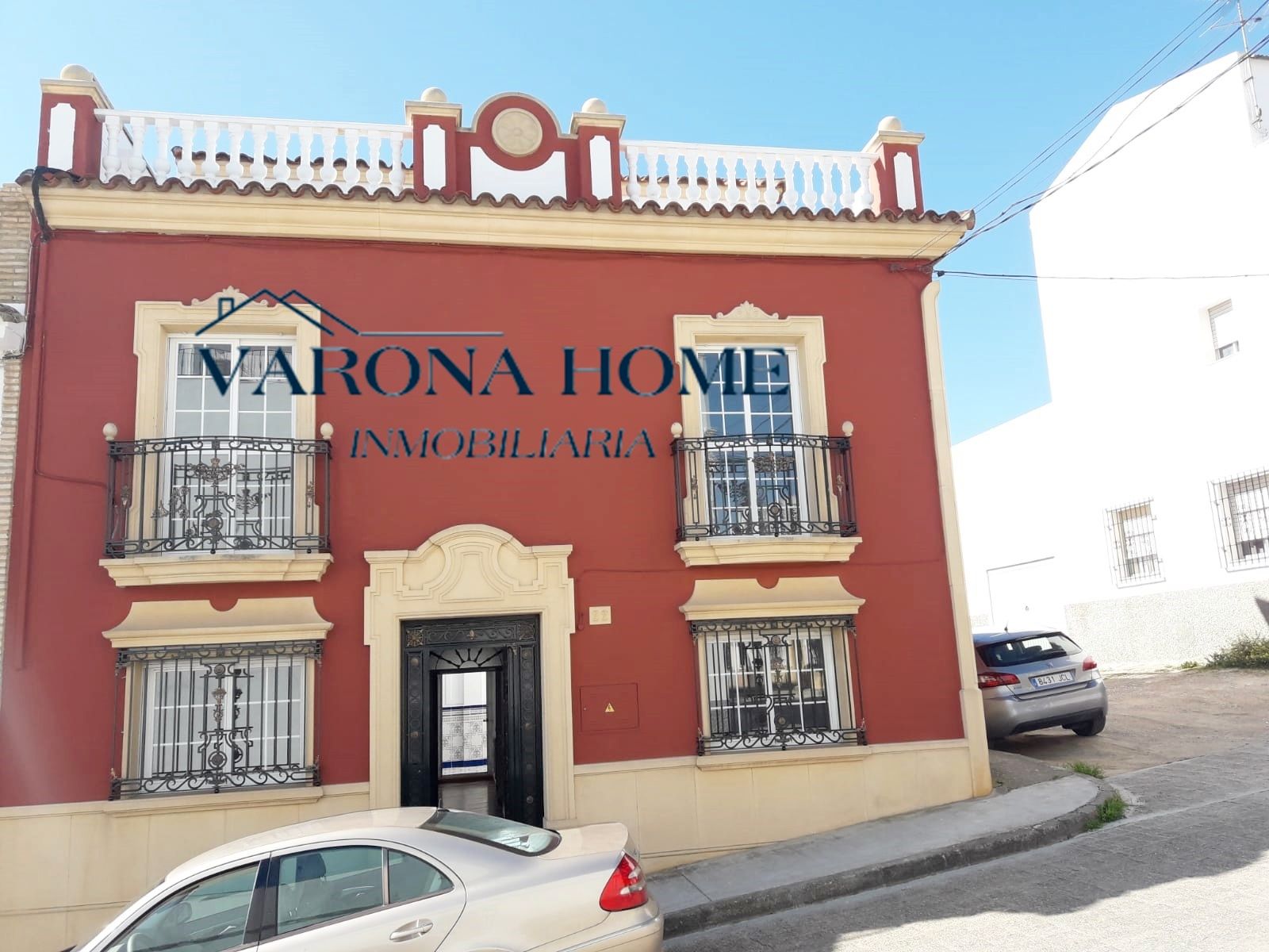 Exterior view of Single-family semi-detached for sale in Montilla  with Air Conditioner, Heating and Terrace