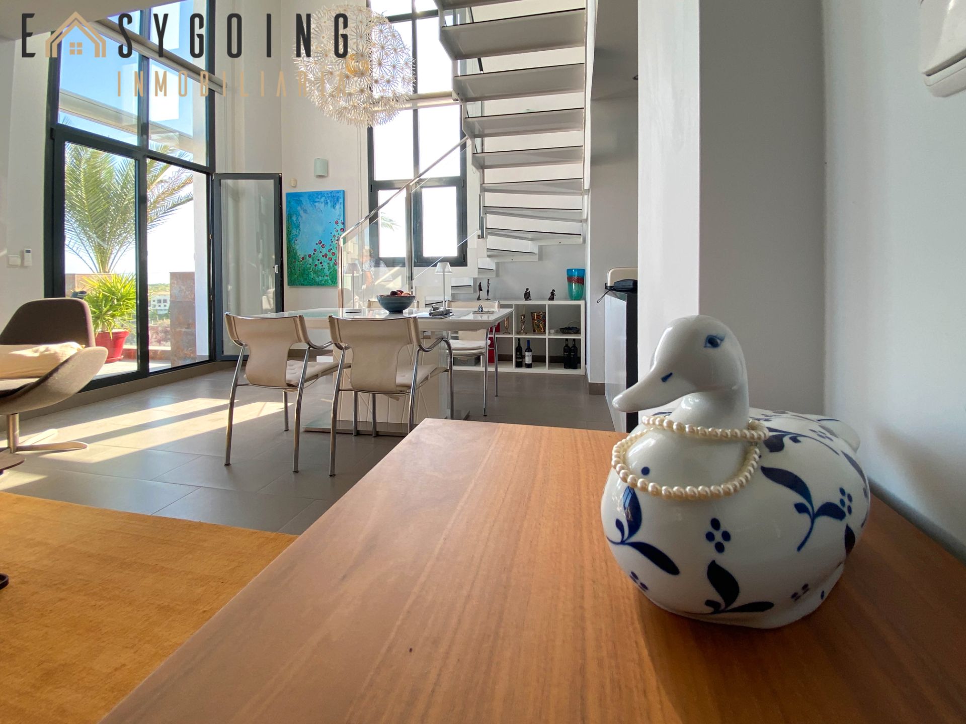 Menjador de Dúplex en venda en Orihuela amb Aire condicionat, Terrassa i Moblat