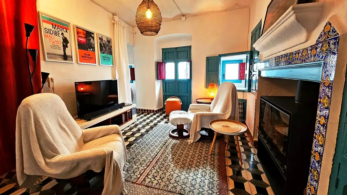 Sala de estar de Casa o chalet en venta en Aroche con Terraza y Trastero