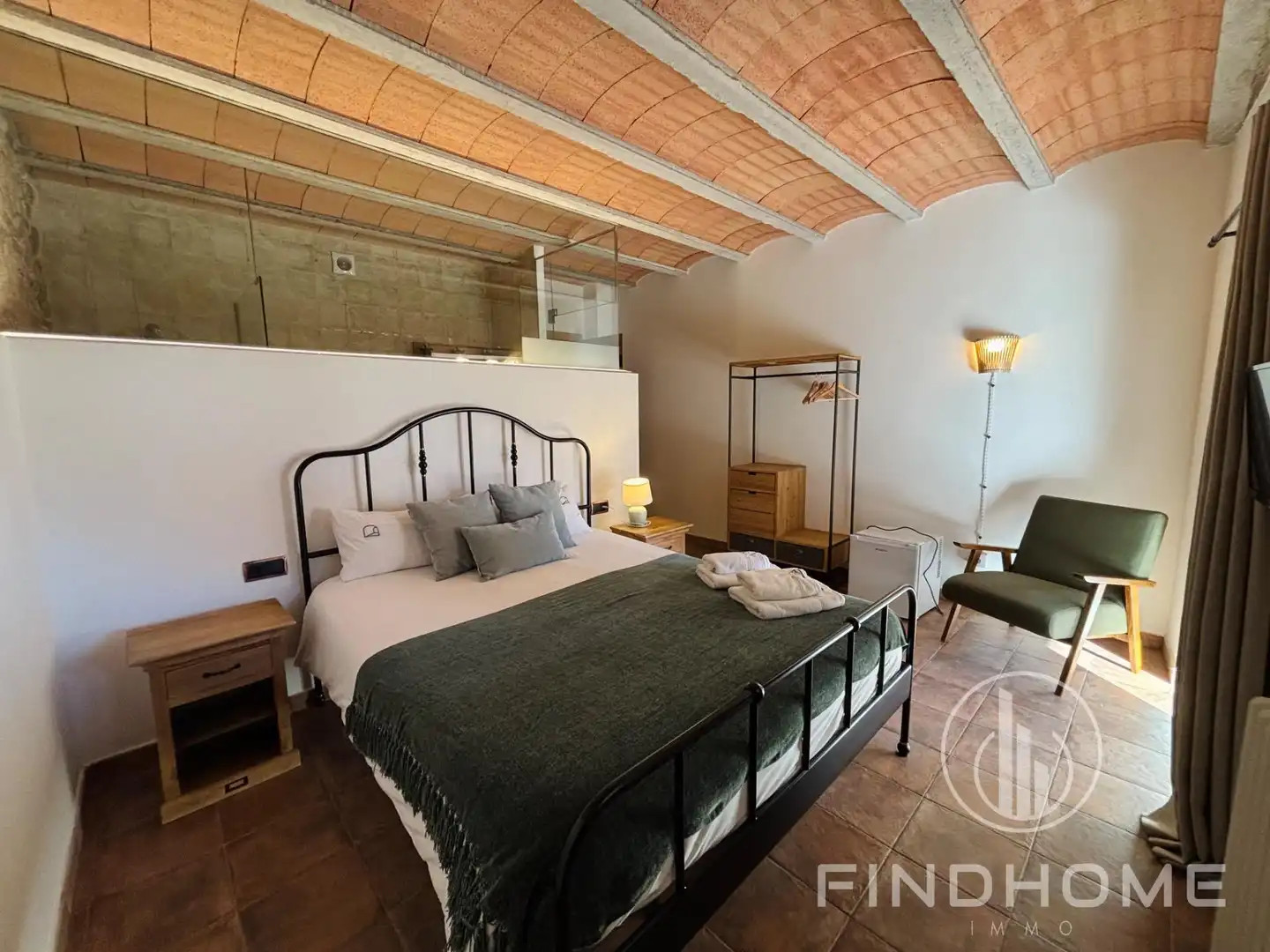 Bedroom of Country homes for sale in Les Preses  with Air Conditioner, Private garden and Terrace