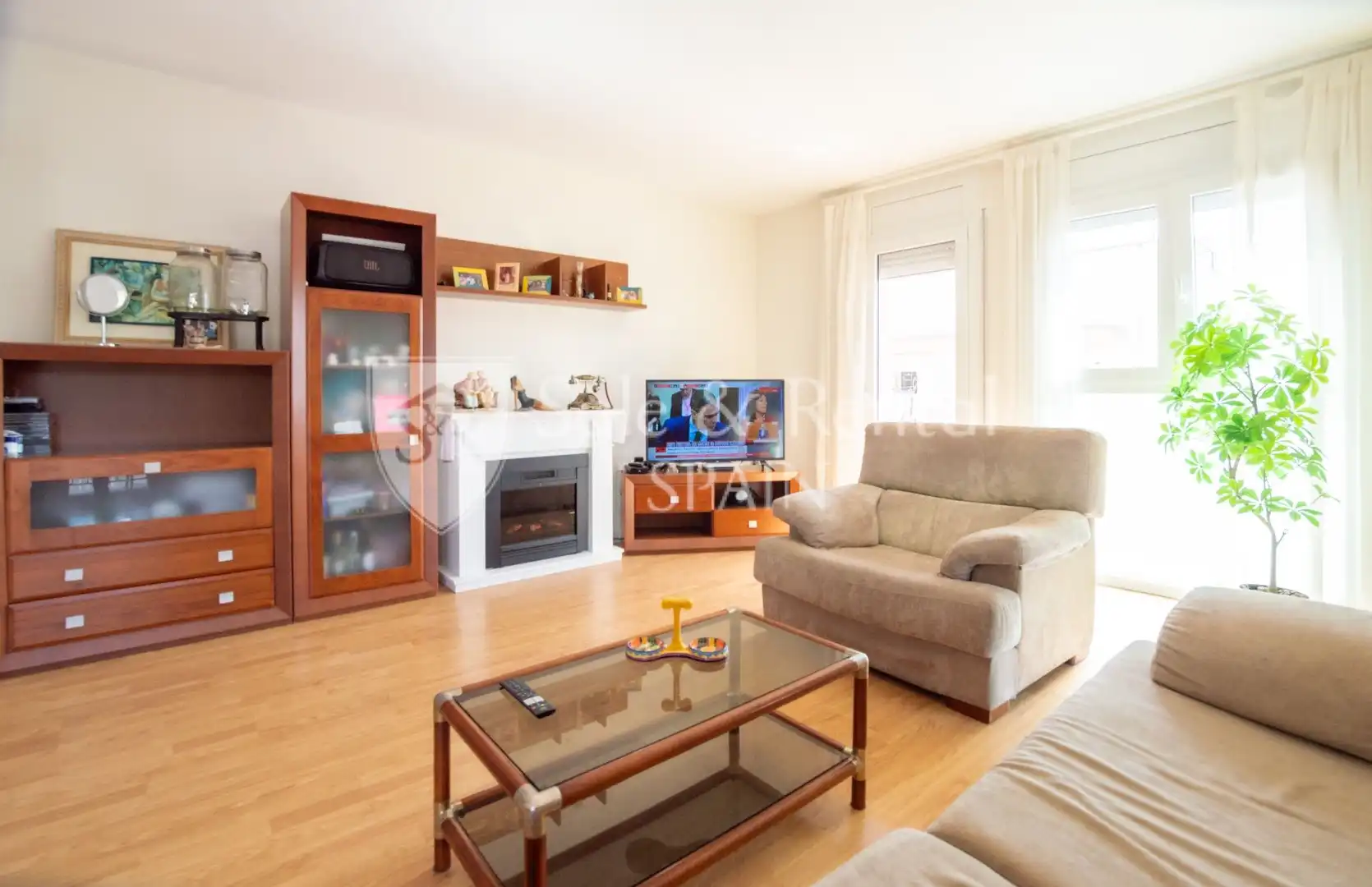 Sala de estar de Piso en venta en Blanes con Aire acondicionado y Terraza