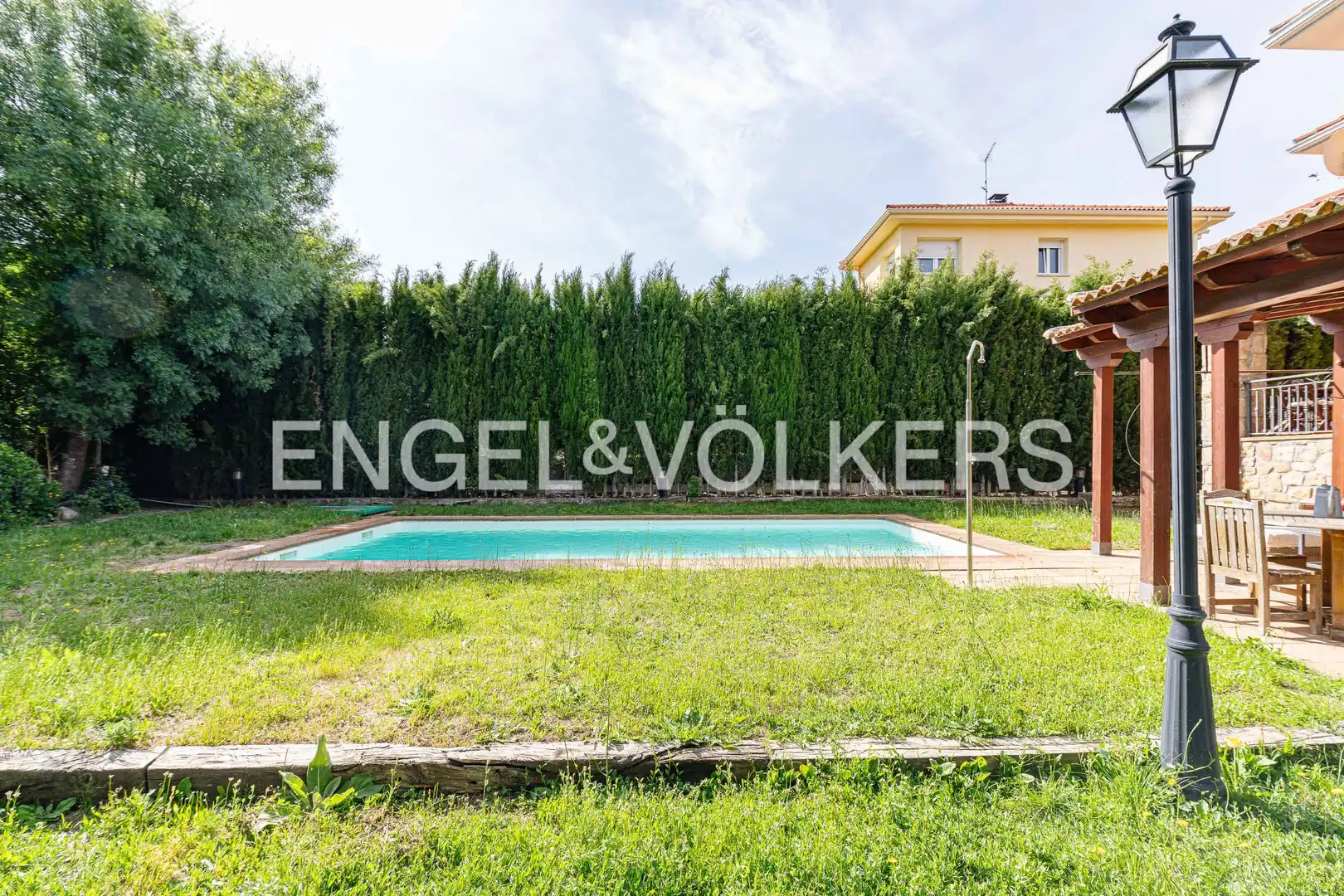 Swimming pool of Houses for sale in Becerril de la Sierra  with Heating, Private garden and Terrace