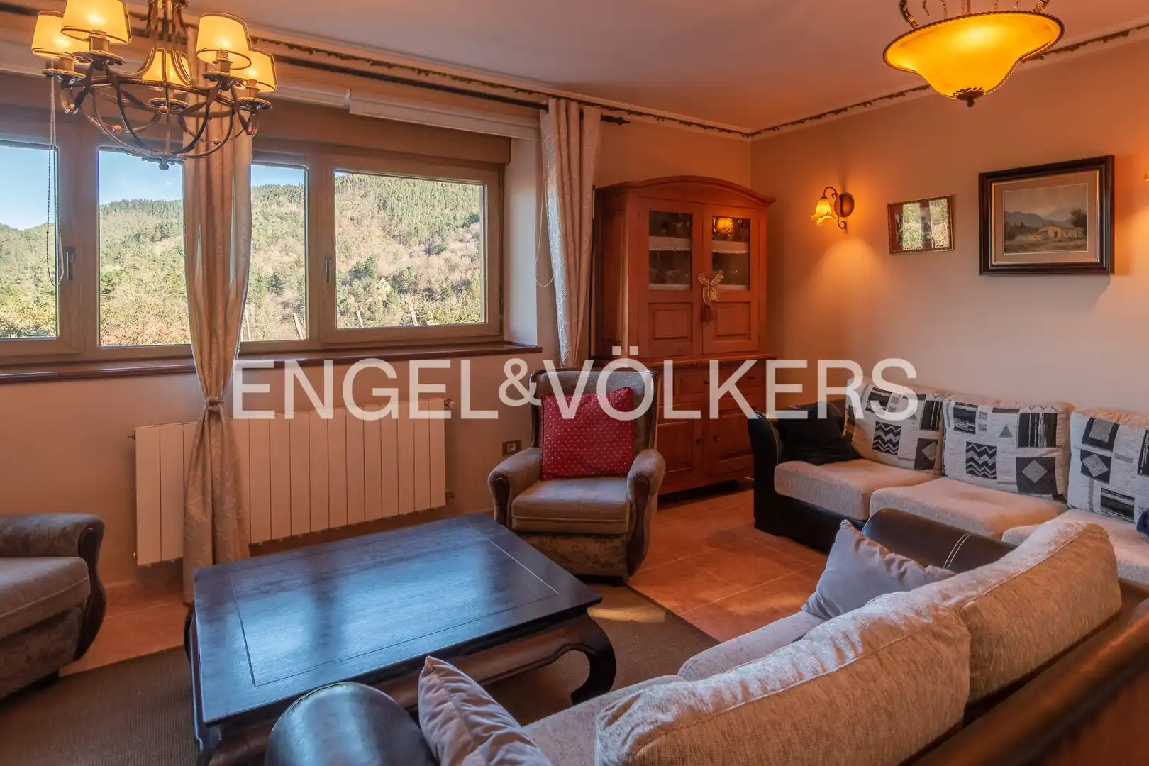 Sala de estar de Casa o chalet en venta en Galdames con Calefacción, Jardín privado y Terraza
