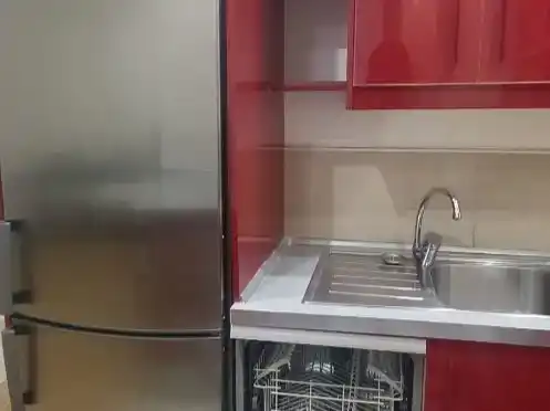 Kitchen of Flat for rent in  Madrid Capital  with Air Conditioner