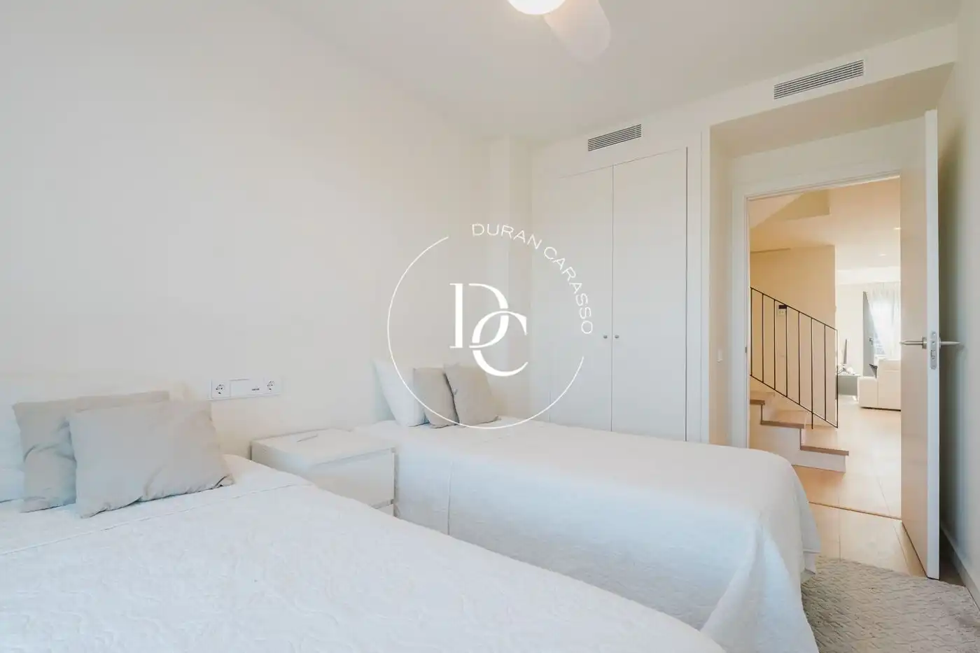 Schlafzimmer von Maisonette zur Miete in Vilanova i la Geltrú mit Klimaanlage, Heizung und Terrasse