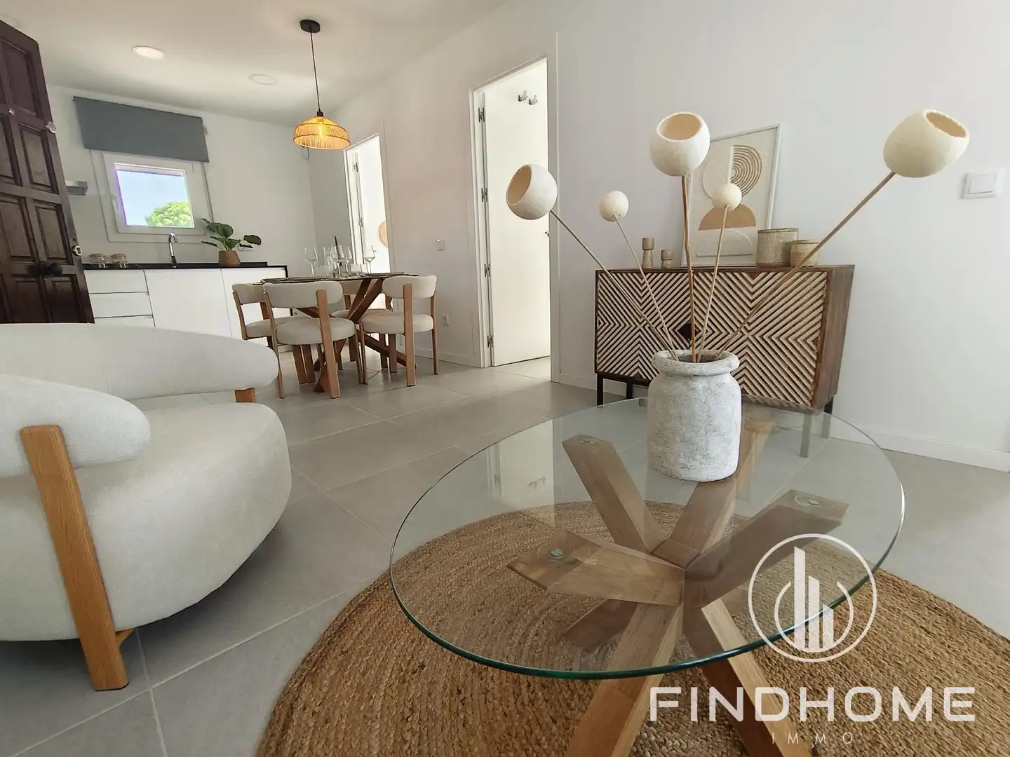 Living room of Flat for sale in Empuriabrava  with Furnished