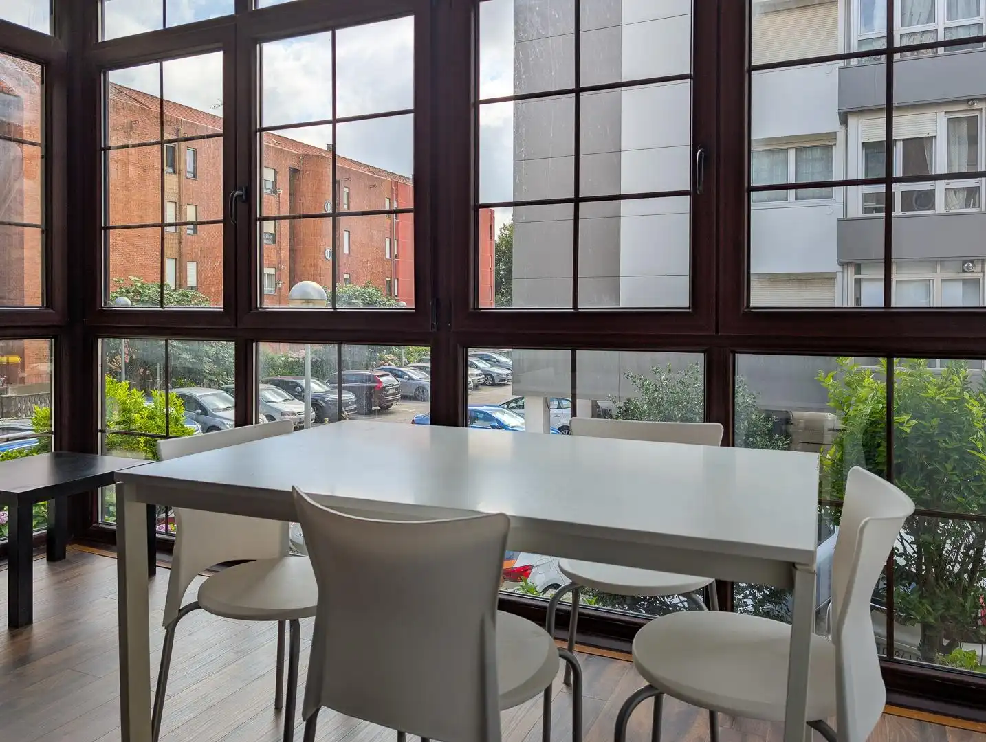 Esszimmer von Wohnung zur Miete in Santander mit Heizung, Parkett und Möbliert