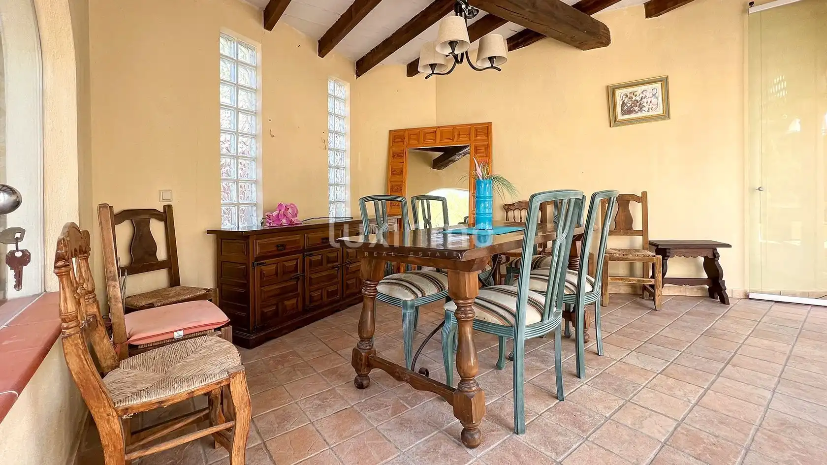 Dining room of Houses for sale in Dénia  with Terrace, Storage room and Swimming Pool