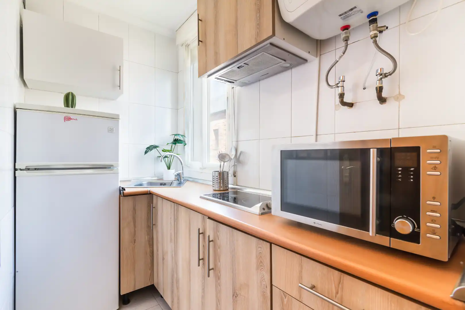 Cocina de Piso de alquiler en Madrid con Aire acondicionado, Calefacción y Amueblado