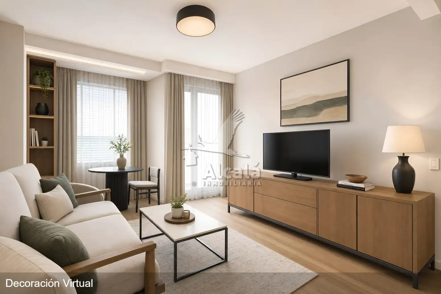 Sala de estar de Piso en venta en Alcalá de Henares con Calefacción y Terraza