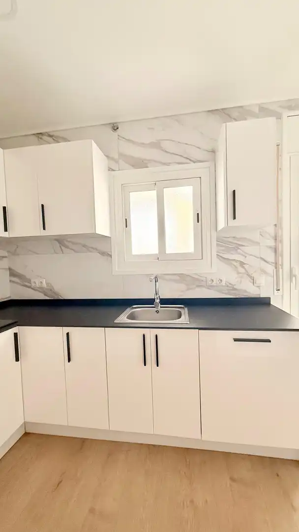 Kitchen of Attic for sale in Cunit  with Air Conditioner, Parquet flooring and Terrace