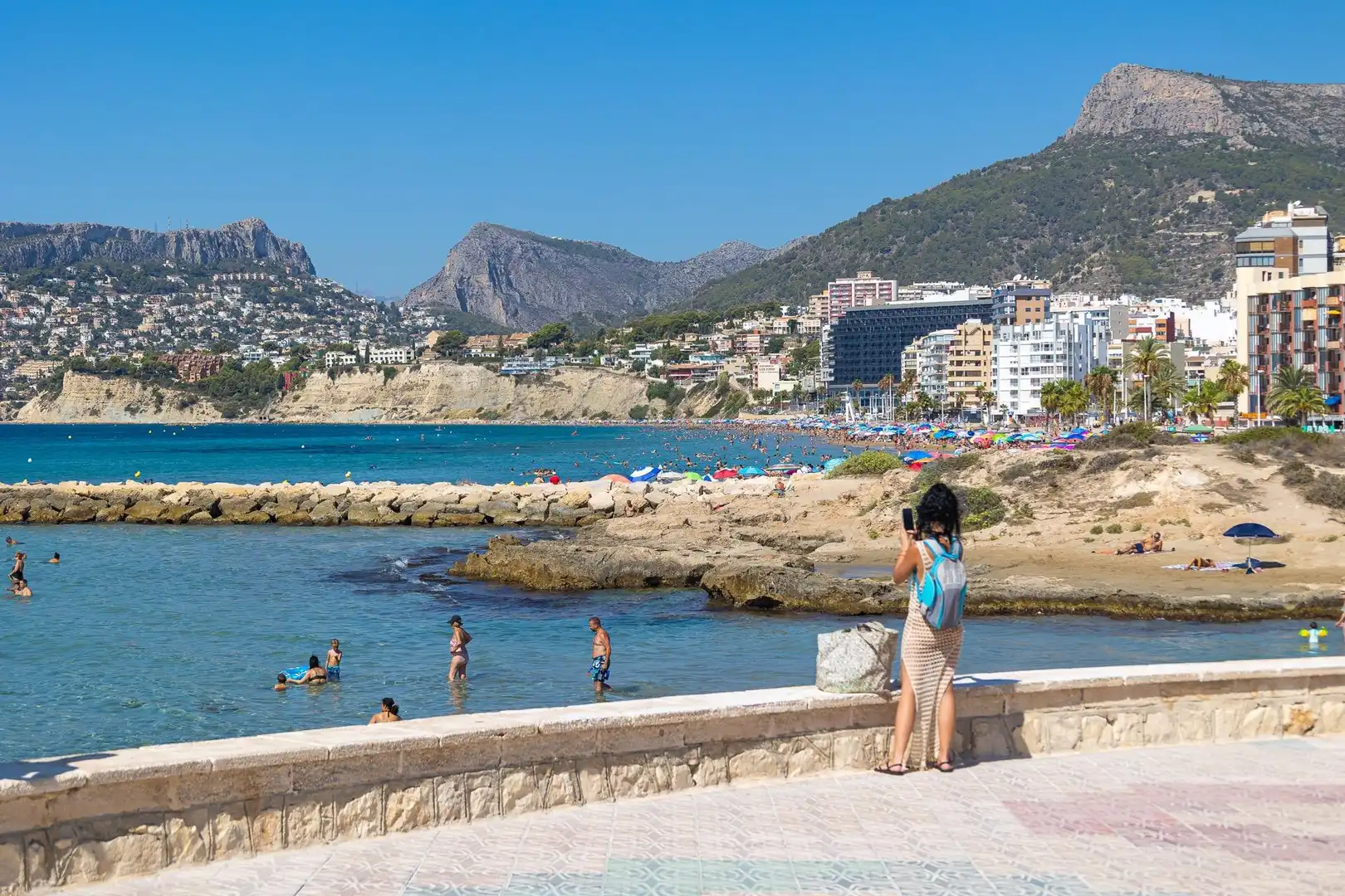 Vista exterior de Apartamento en venta en Calpe / Calp con Aire acondicionado, Calefacción y Jardín privado