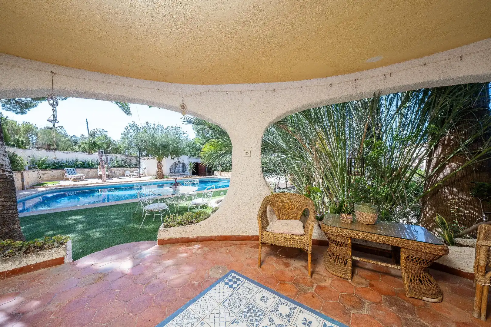 Terraza de Casa o chalet en venta en El Campello con Aire acondicionado, Calefacción y Jardín privado
