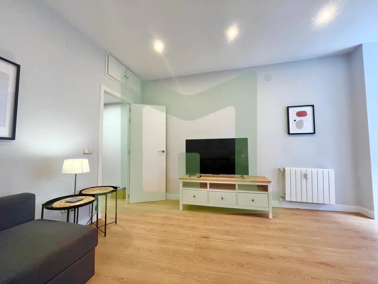 Sala de estar de Piso de alquiler en Madrid con Aire acondicionado, Calefacción y Amueblado