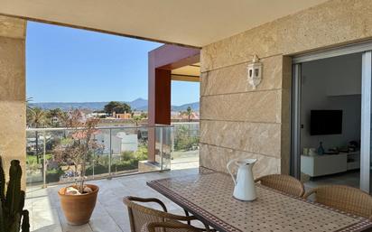 Terrace of Flat to rent in Jávea / Xàbia  with Heating, Terrace and Community pool