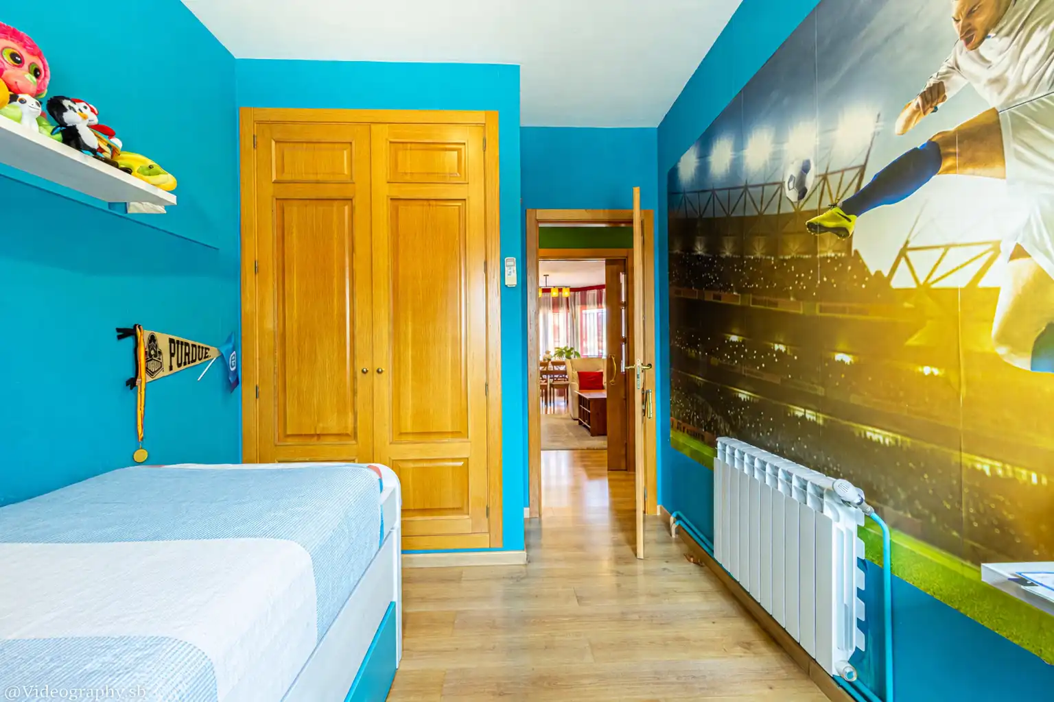 Habitación de Casa adosada en venta en San Martín de Valdeiglesias con Aire acondicionado, Calefacción y Jardín privado
