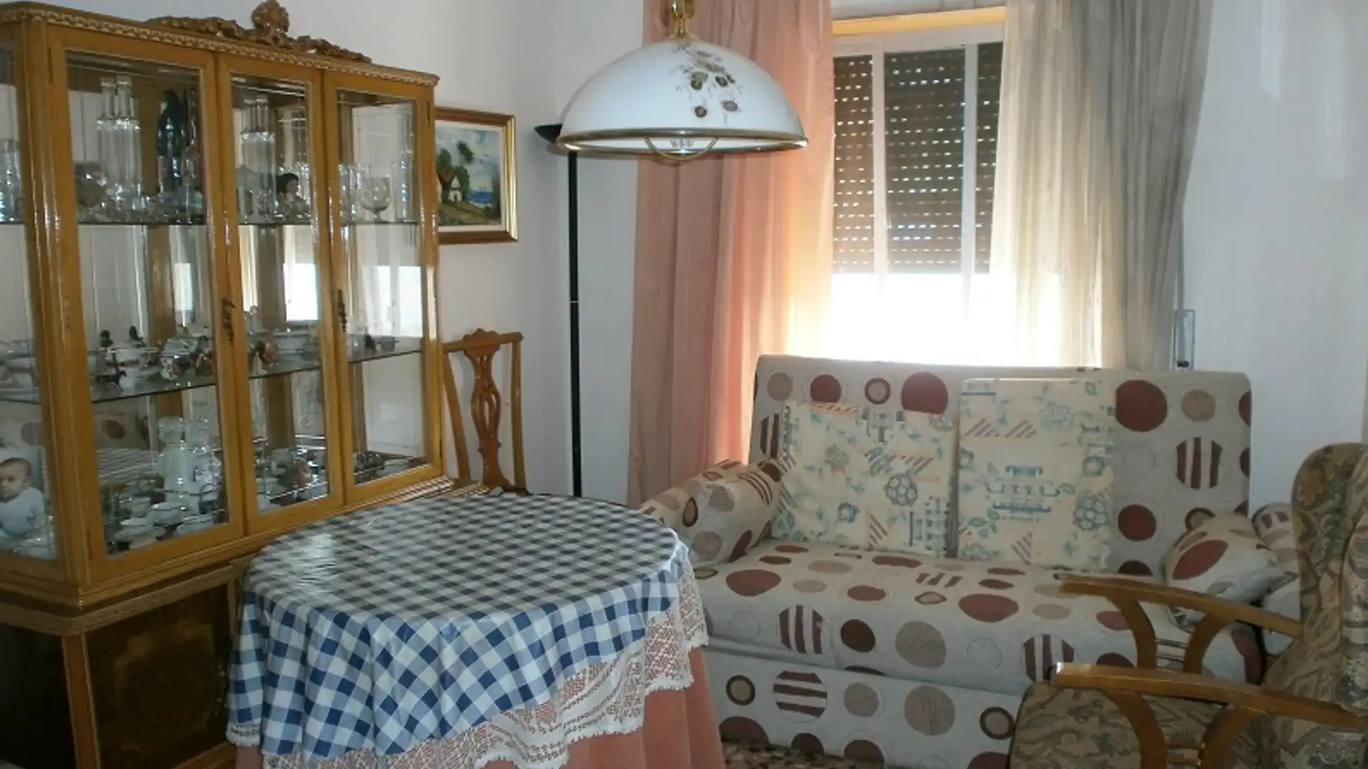 Sala de estar de Piso en venta en Fuente-Álamo con Amueblado y Balcón