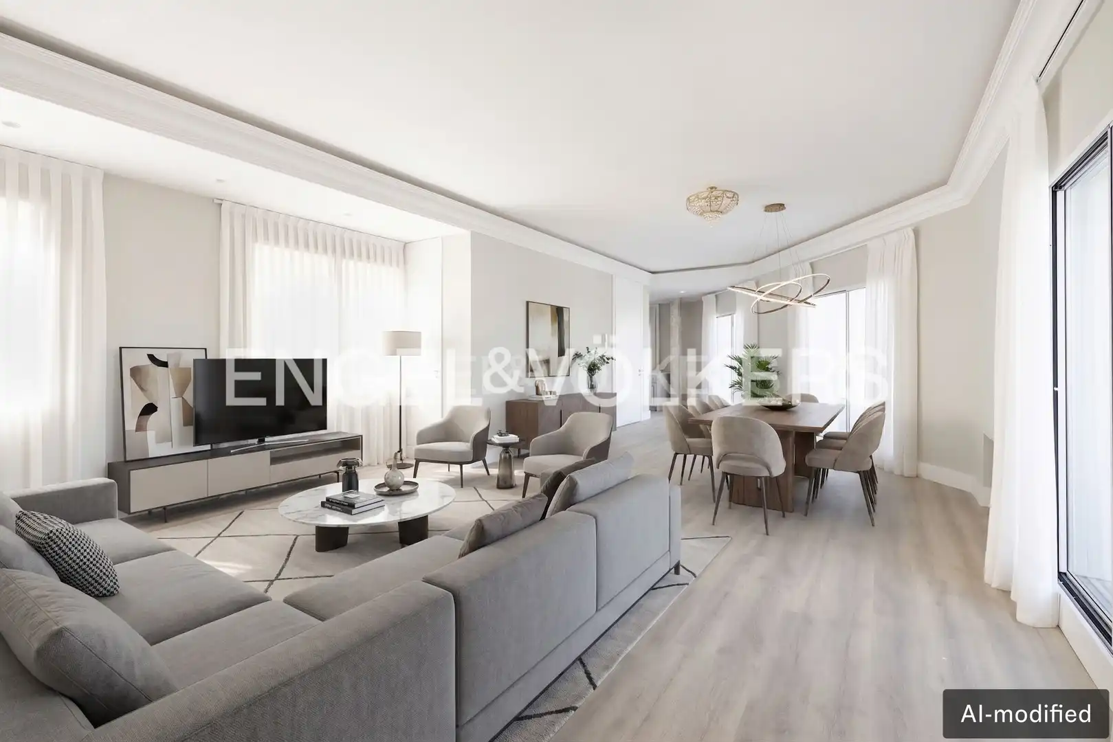Sala de estar de Ático de alquiler en Madrid con Aire acondicionado, Calefacción y Terraza
