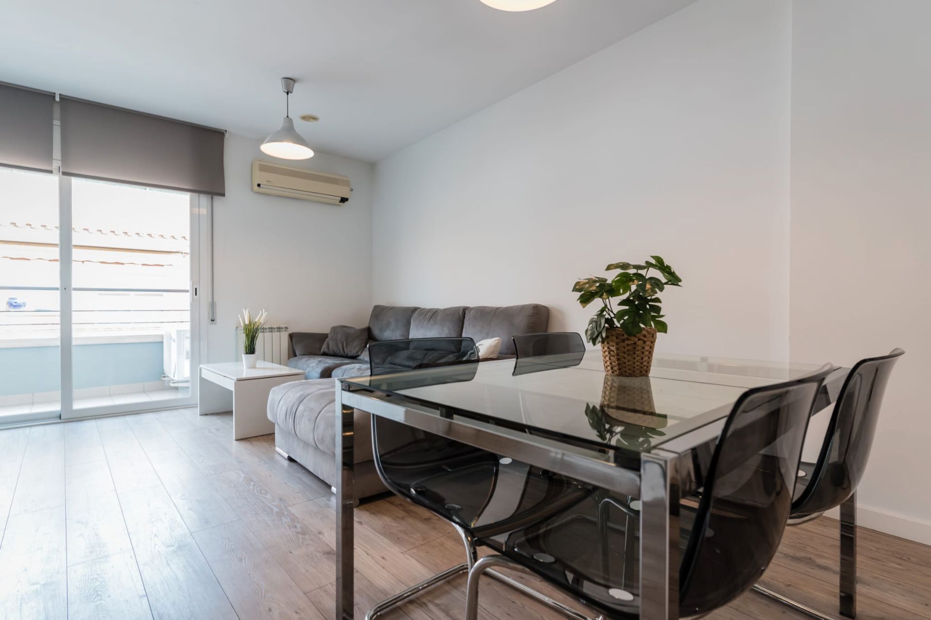 Living room of Flat for sale in Malgrat de Mar  with Air Conditioner, Heating and Parquet flooring