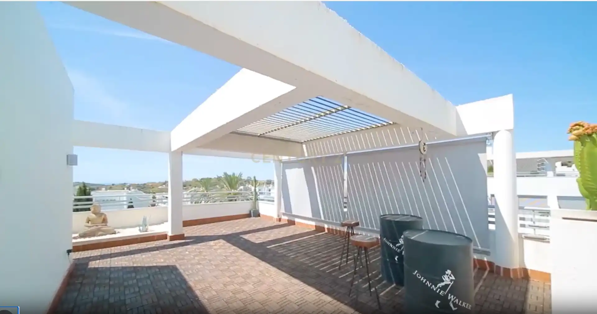 Terrasse von Maisonette zum Verkauf in Mijas mit Klimaanlage, Privatgarten und Abstellraum