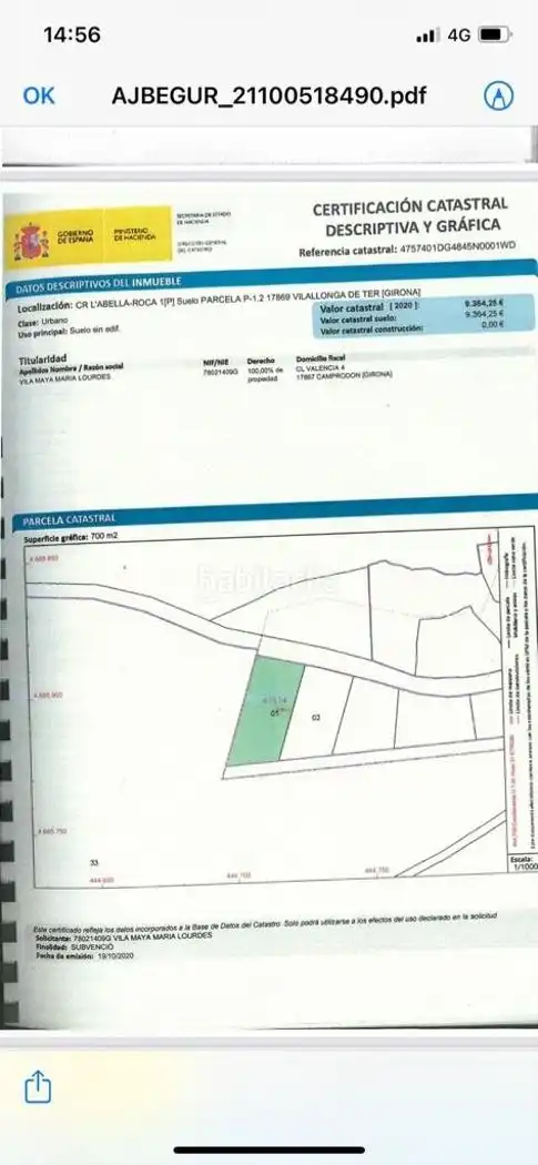 Wohnbaugrundstück zum Verkauf in Carrer Catalunya 2, imagen 2