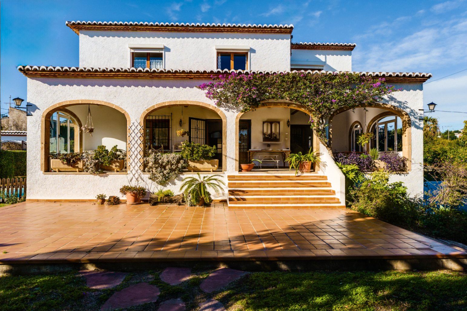 Vista exterior de Casa o chalet en venta en Jávea / Xàbia con Calefacción, Jardín privado y Terraza