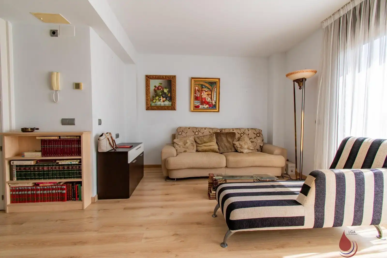 Sala de estar de Ático en venta en El Vendrell con Aire acondicionado, Parquet y Terraza