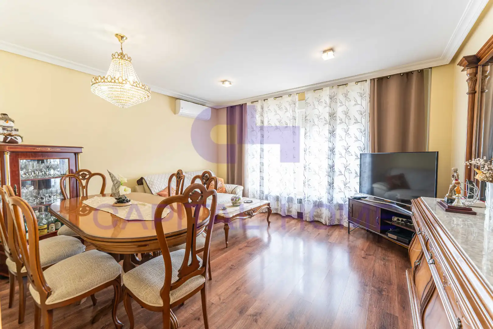 Sala de estar de Piso en venta en Móstoles con Aire acondicionado, Calefacción y Parquet