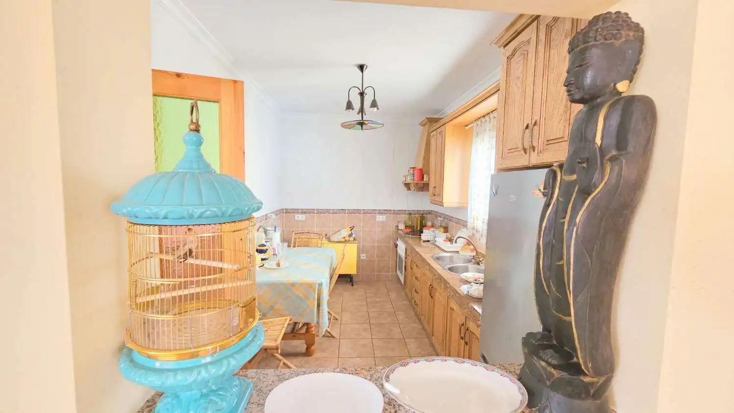 Cuina de Casa adosada en venda en Vélez-Málaga amb Terrassa, Traster i Moblat