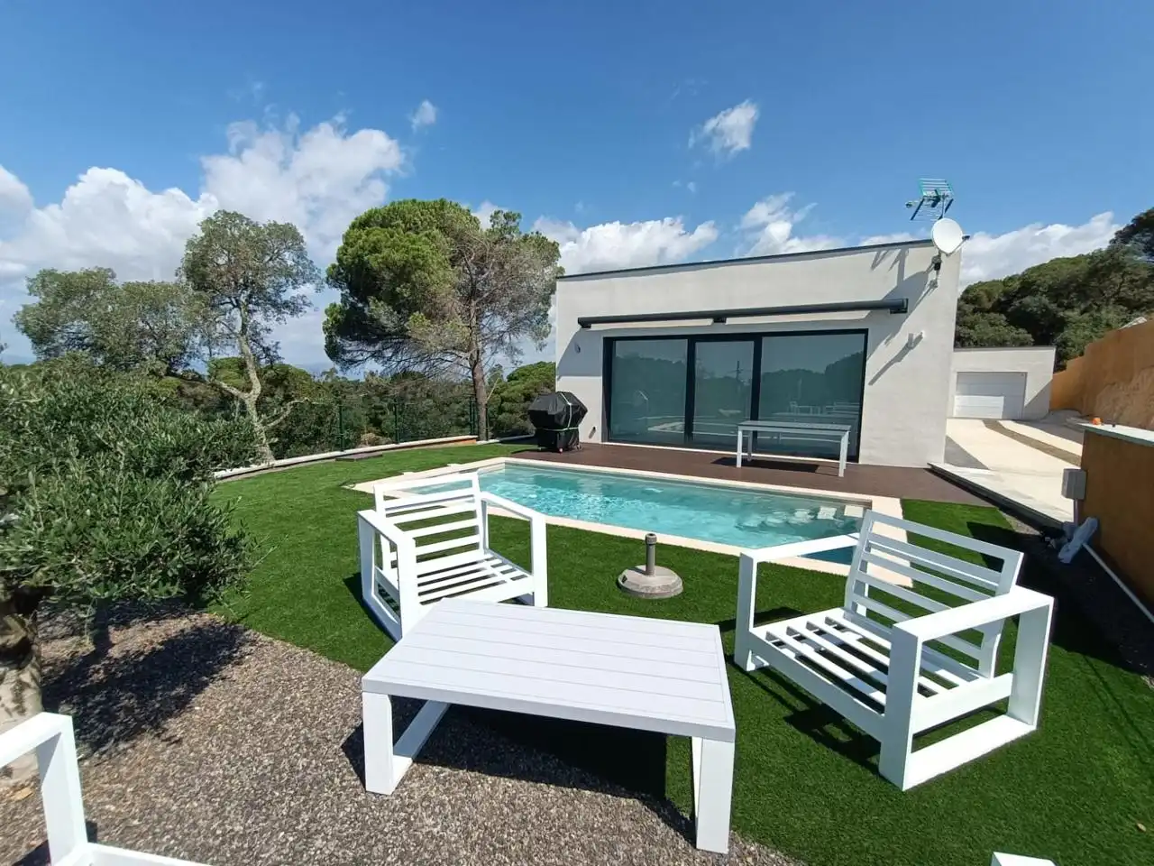 Terraza de Casa o chalet en venta en Vidreres con Calefacción, Jardín privado y Terraza