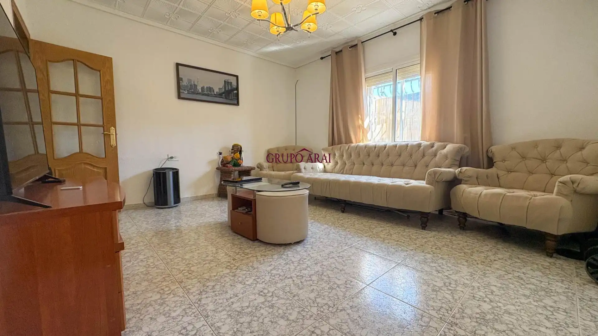 Sala d'estar de Casa o xalet en venda en Alicante / Alacant amb Aire condicionat